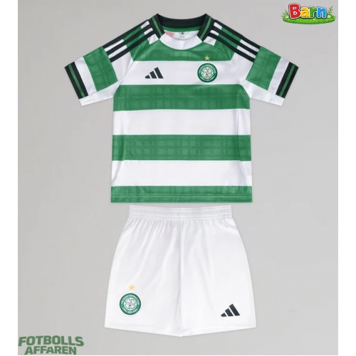 Celtic Hemmaställ Barn 2025-26 Kortärmad (+ Korta byxor)